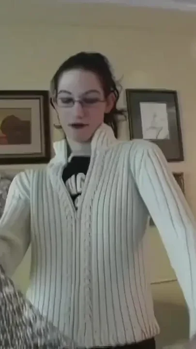 Vintage swallow from skinny hot aughties nerd