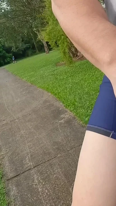 Uncut cock getting flashed in bike ride risky dar Clip 2