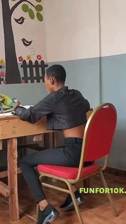 Skinny Chick Gobbles My Cock in the Office