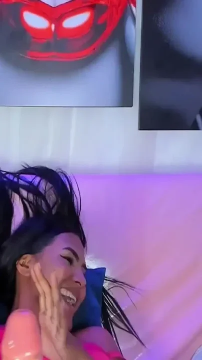 Twin Dildo Fucking Our Pussies at the Same Time