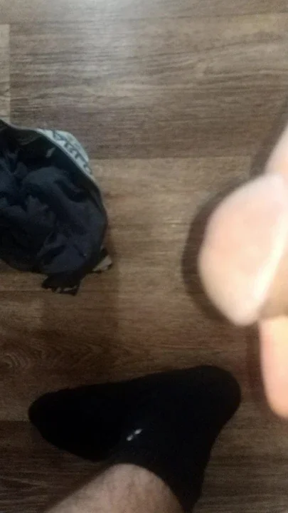 Horny masturbate on underwear