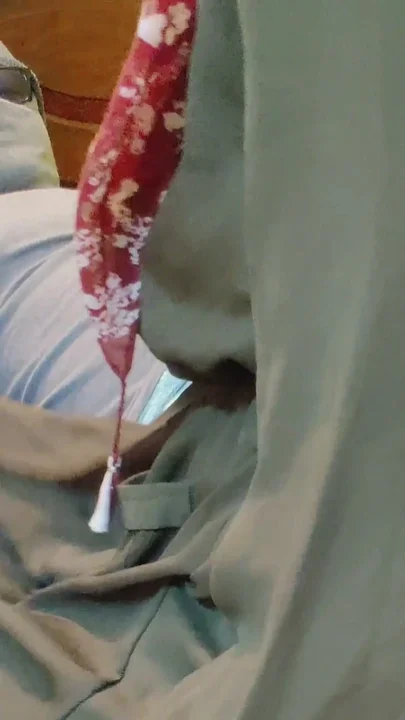 Beautiful Big Ass Hijab MILF Rides Huge Cock