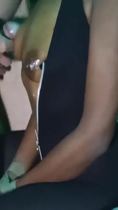 Beautiful Black Girl Tight Pussy Vs Big White Cock Tits and Clit Rubbed