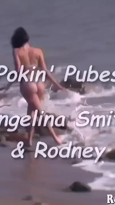 90s Hairy Beach Girl Frolicks and Fucks Messy