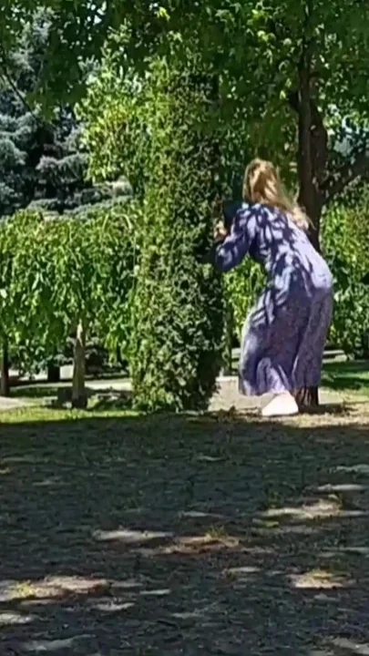 Beautiful Blonde Mature Wife Enjoys Sex in Dress