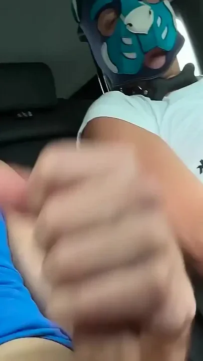 Pup Car Blowjob