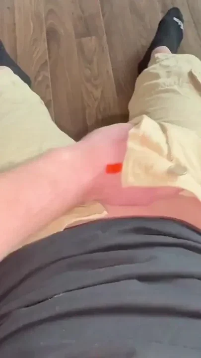 German Daddy voice destroys you cargo pants down thick cock throbs Clip 1