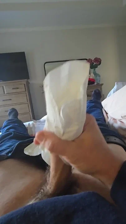 Smelly pantyliner and Soft Asian Overnight Maxi-pad Wank Clip 3