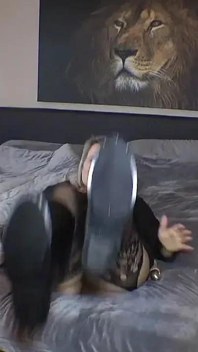 Rubber Riding Boots and Dildo