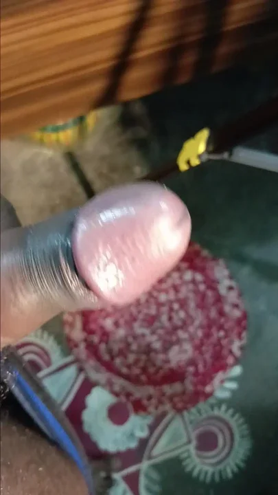 Stroking a thick cock and the pleasure of a thick cock