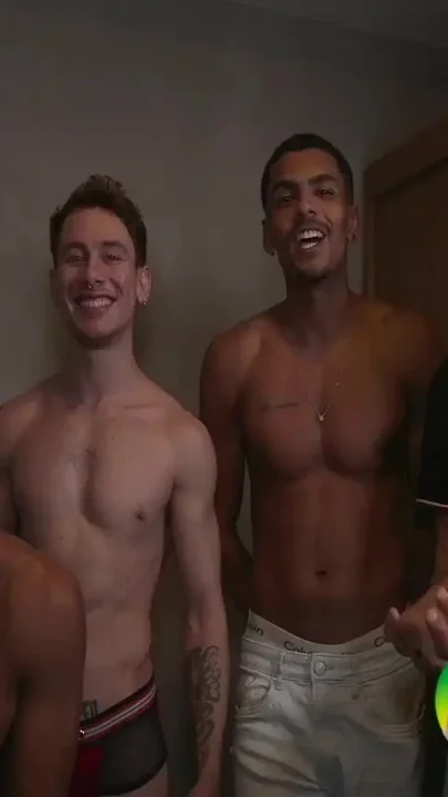 Uncutlatinos Sexy White Twink Fucks Black Guy