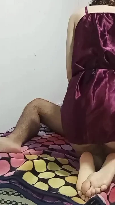 Seducing with My Dress We Kiss Romantically and Then He Penetrates Me Against the Wall