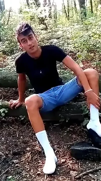 White Socks POV Outdoor Walking Worshiping and Making Them Dirty
