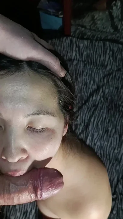 Night cock sucking and fucking in the mouth of my stepmom from korea Clip 2