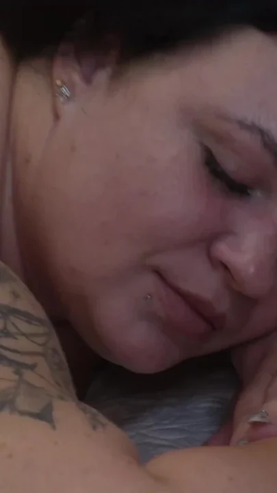 Fat Big Belly MILF First Anal with Black Masseur