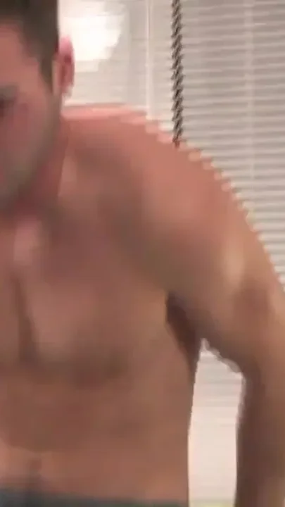 Sexy hunk and his stiff cock