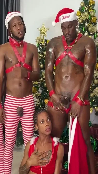 Hung Blacks Fucking Hard in Africa - Christmas Orgy