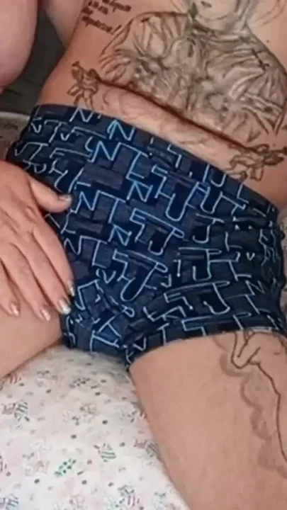 Jerking off to Relieve Tension Until He Shoots