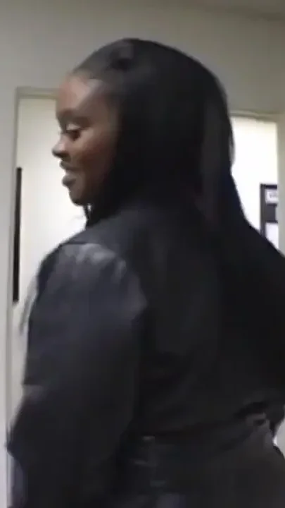 Thick ebony fucked on the table by boss