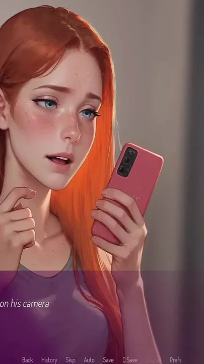 Horny Wife Masturbating on Video Call with her lover - 3D Hentai Animated Porn - Mila Ai