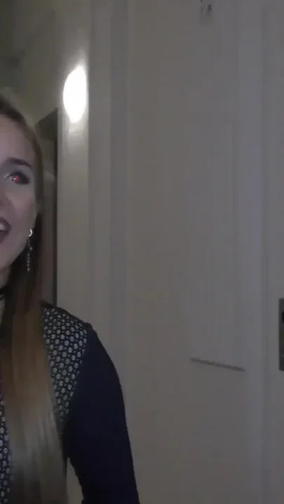 Blonde babe looks like a bond girl comes to porn casting