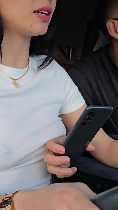 I picked up an UBER Client without a bra Clip 1