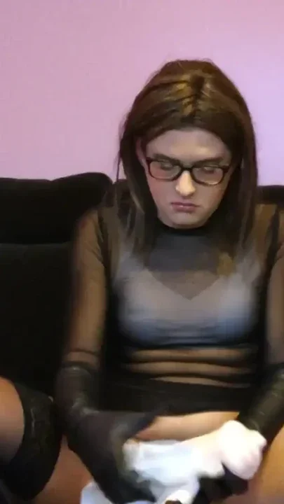 Wanking cock and cumshot after playing with toy Clip 1