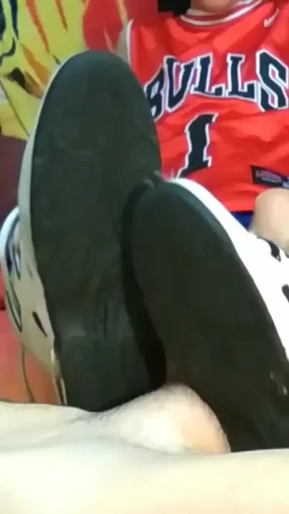 Hot Sneakersboy Stomping My Penis