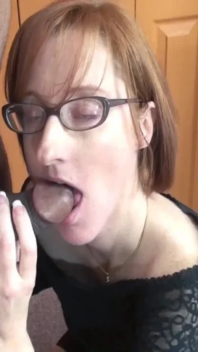 Sexy mature sucks a black cock