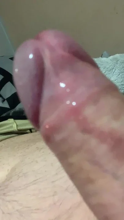 Wanking my hard cumin cock