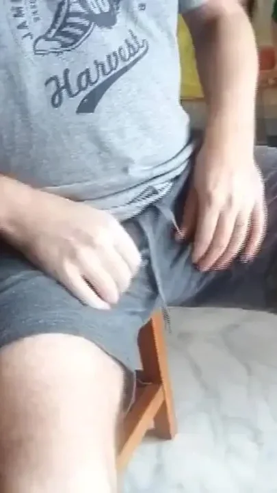 John is pissing all into his short at the table