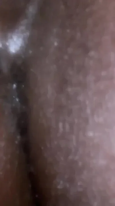 Oily Ebony Grind Session Slow Wet Close-Up Action Clip 3