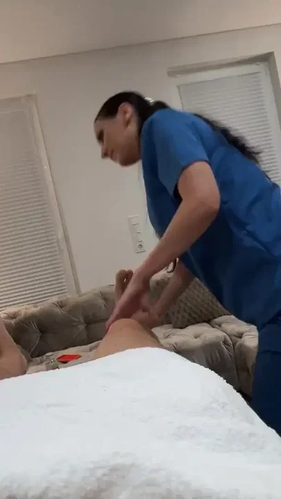 At-Home Massage Turns Into a Happy Surprise Clip 1