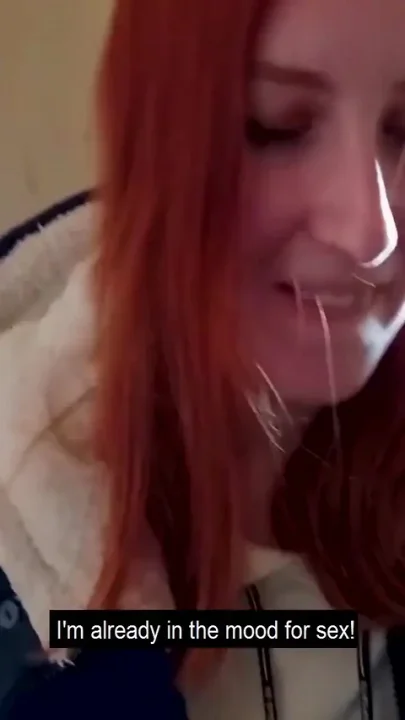 Fucked me in the stairwell while parents are at home - Swallowed Sperm - POV