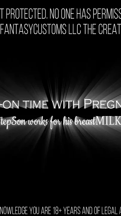 Quality Strap-on Time with Pregnant Stepmom Stepson Works for His Breastmilk