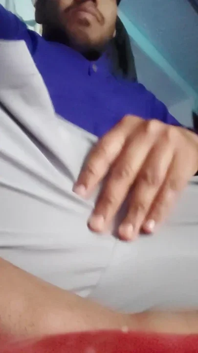 My big cock is hard to Cumming show