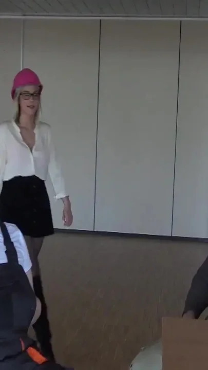 Construction Sites Threesome with the Kinky Boss