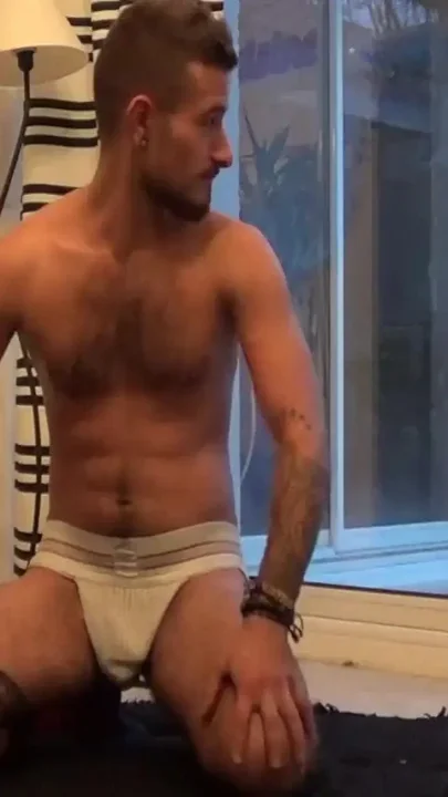 Raw cam with slut fucked raw in jockstrap by Koldo Goran