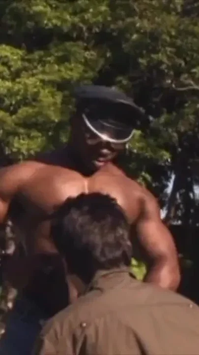 Latino fucked by xxl balck cock