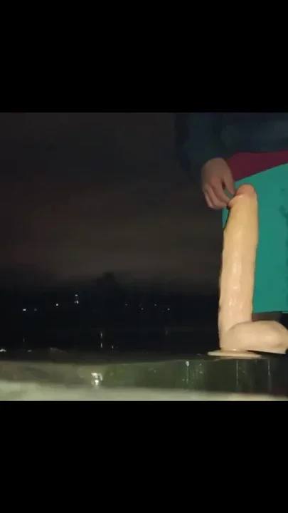 outside with Dildo