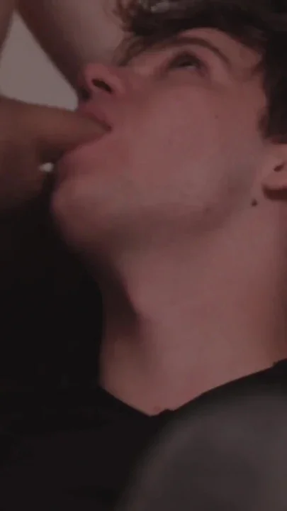 Twink Sucks Cock in Dirty Public Bathroom Sock & Sneaker Fetish Fuck Clip 1