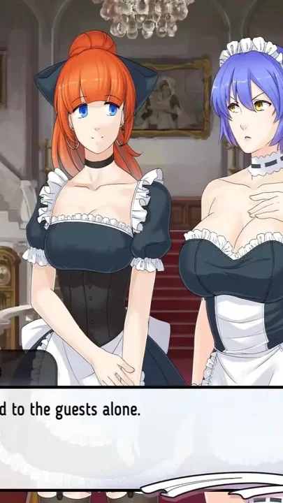 Maid Mansion maid learning how to be obedient and she got covered with cum ep3