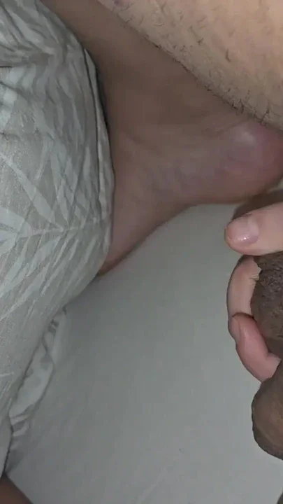 Sexy Horny step mom plays with step son balls to get his dick hard Clip 1
