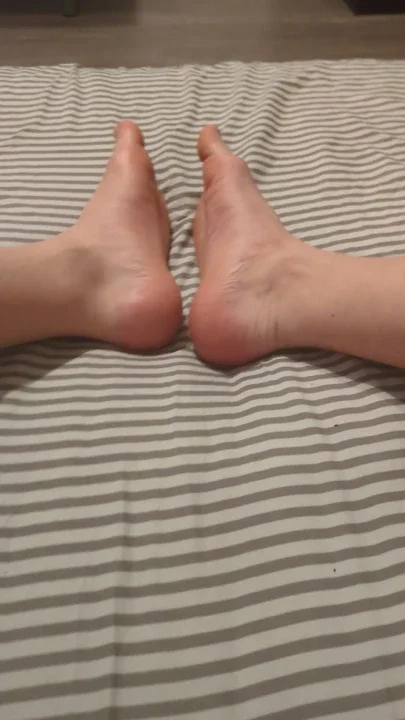 My Feet After Gym Sweaty Socks Off Tired Soles Close-Up Foot Fetish