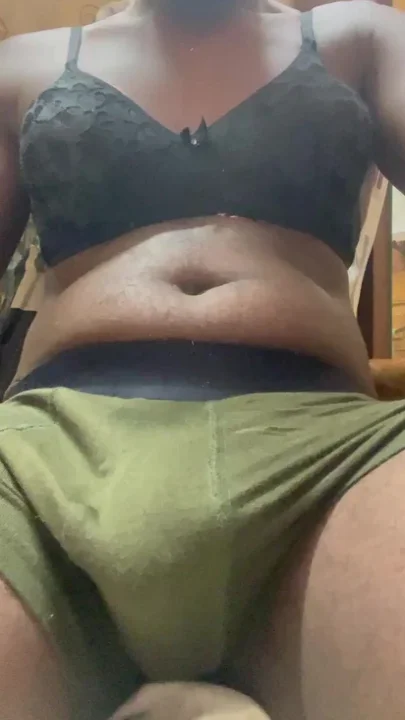 Massaging with Bra panty