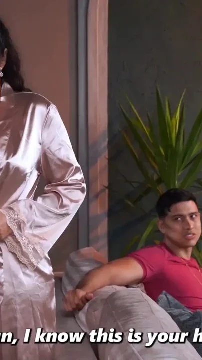 Big-breasted brunette MILF knows how to entertain – fucks her son's best friend Clip 1