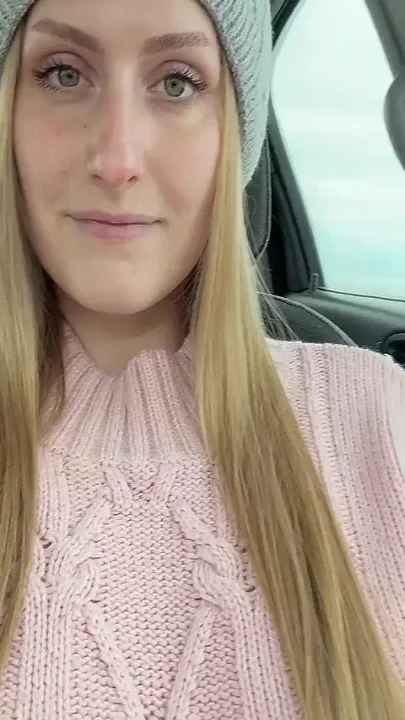 Risky Public Masturbation Fingering Myself in Busy Parking Lot