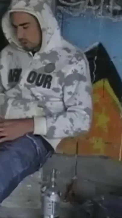 Twink fucked by straight boy curious in exhibit