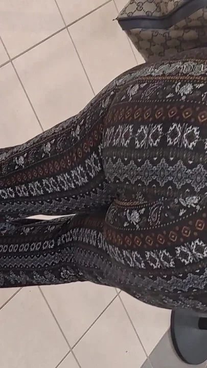 Behind Her Big Booty N Pretty Feet N Blue