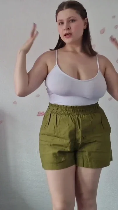 Your Curvy Neighbor Tries on Her Bikini & Notices You Watching